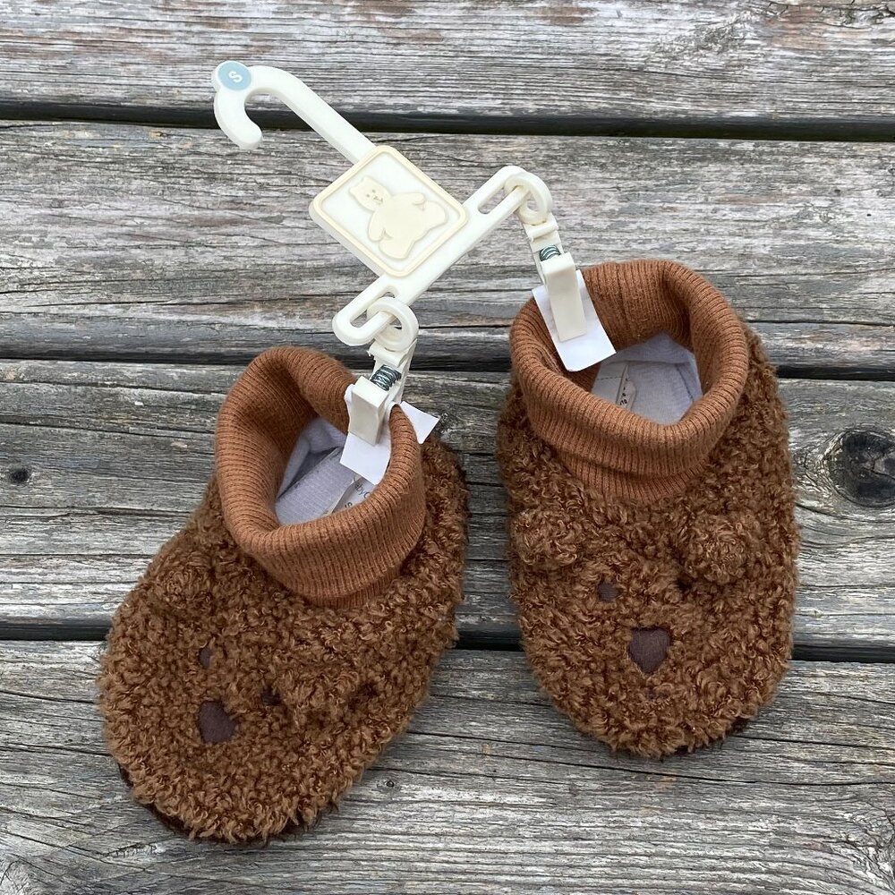 🐻 Baby Gap Brannan Bear Slippers | Toddler Size S (5–6) 🐻